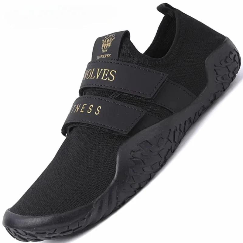 Women Weightlifting Squat Shoes Men's Fitness Cross Training Barefoot Gym Exercise Shoes Elastic Non-slip Casual Sports Shoes