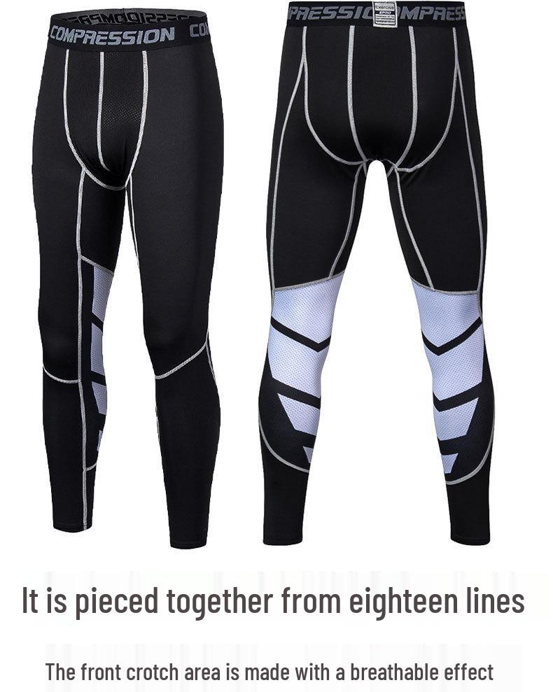 Quick-Dry Stretch Running & Sports Leggings for Fitness and Training