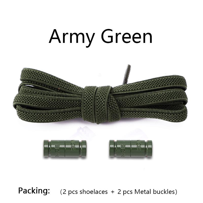 New Elastic Laces Sneakers Capsule Lock Boots Shoelaces Without ties Kids Adult No Tie Shoe laces Flat Rubber Shoelace for Shoes