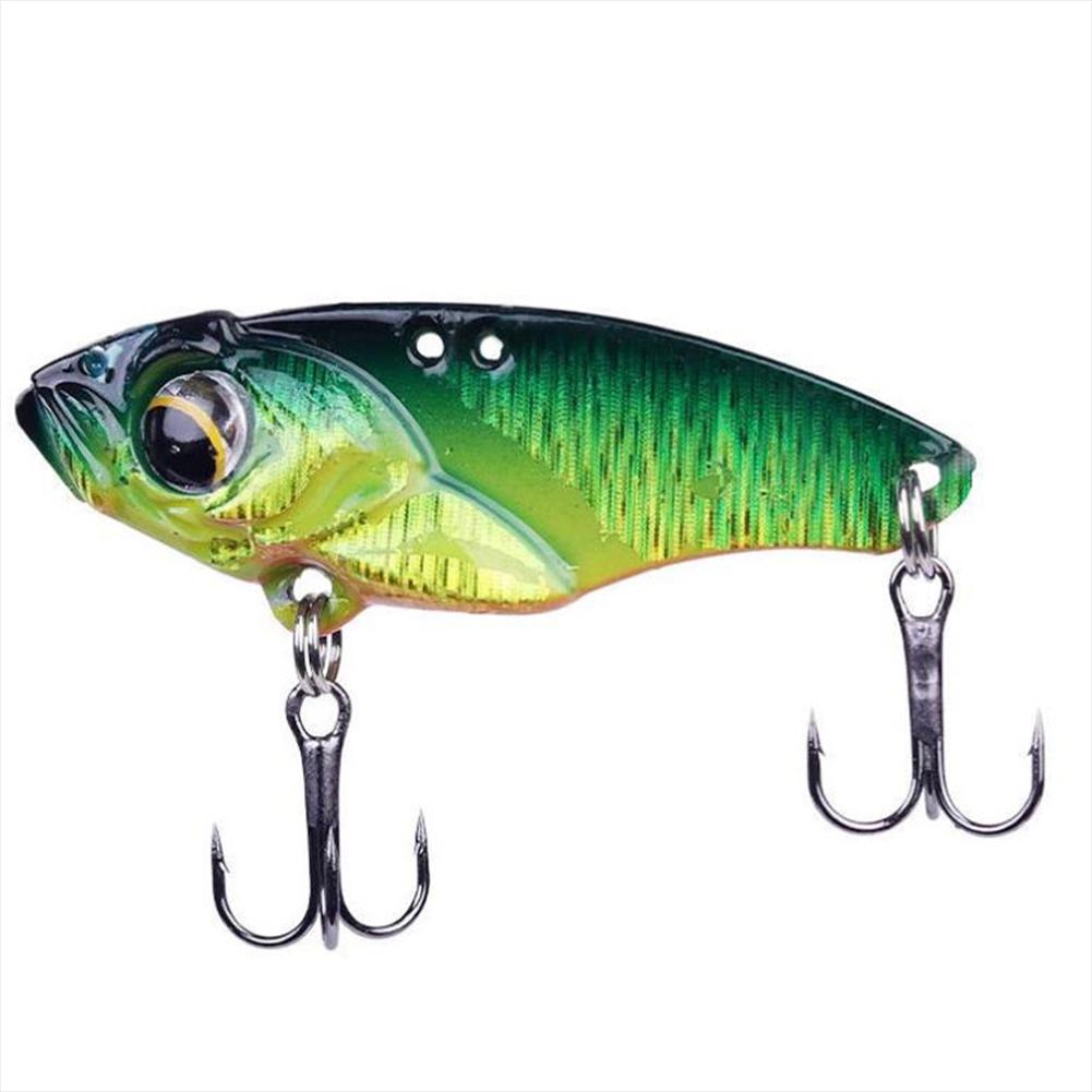 High Simulation Lure Zinc Alloy Sinking Lure Bait 7g/14g For Sea Bass Sequined Bionic Bait With 2 Treble Hook For Bass Panfish