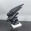 Abstract Wind-Blown Marble Resin Figurine - Modern, Creative Home Décor