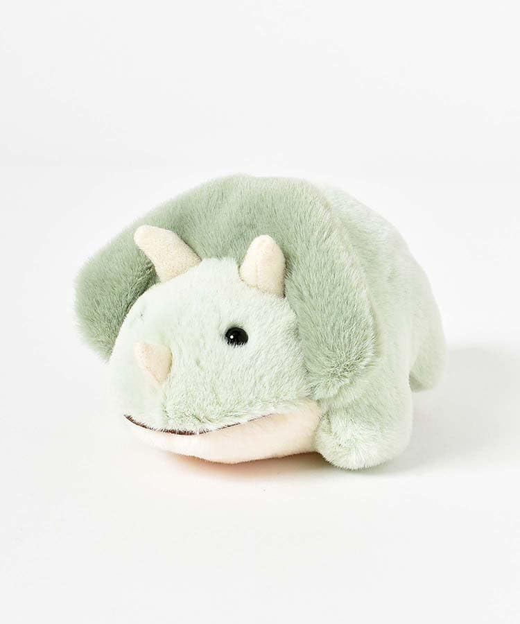 Modrá Modrá Modrá Měkká Plyšová Hračka Dinosaurus (Triceratops)