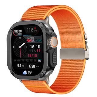 Nylon Strap+Case for Apple Watch Band Ultra 3 49mm 45mm 46mm 44mm 42mm 40mm 41mm 38mm iWatch Series 11 SE 3 10 9 8 7 6 5 4 3 2 1