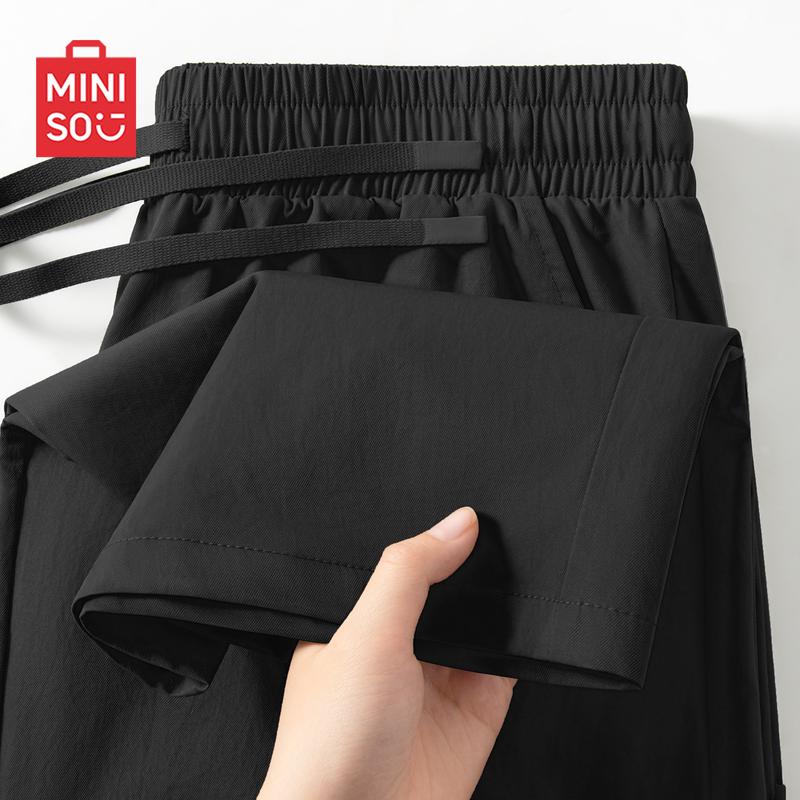 

MINISO Men s Multi-Pocket Cargo Parachute Pants XL