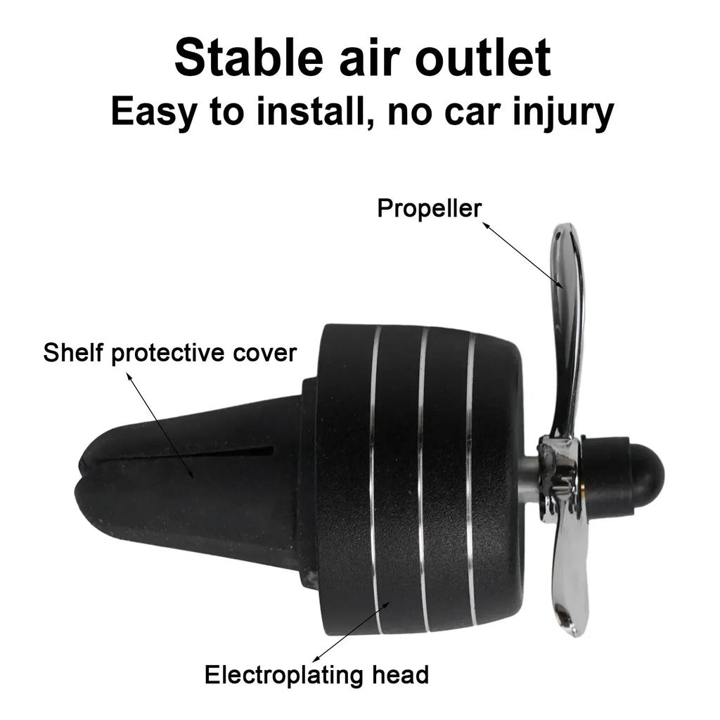 Cars Air Fresheners Rotating Air Purifiers With LED Fragrance Dispenser Fragrance For Air Vents Rotating LED Smell Dispenser
