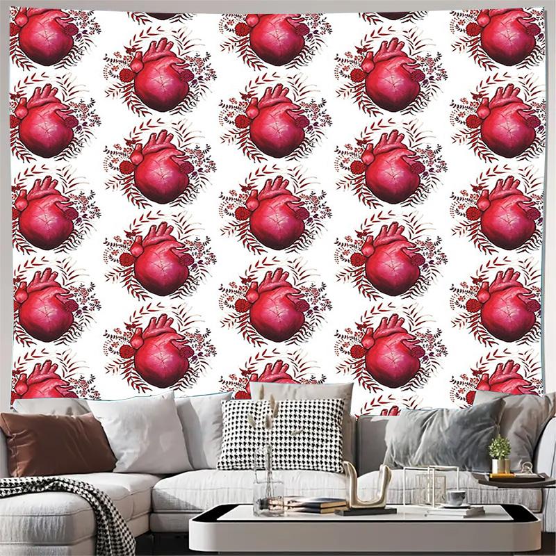 

Bohemian Tapestry Wall Hanging Aesthetic Room Decor Nature Floral Pattern Vintage Wall Art Home Textile Dorm Decor Gift Large Si 74x94cm(29x37in)