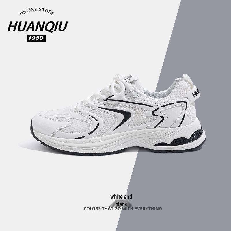 Global Choice Men s Retro Dad Shoes - Black Versatile Casual Sports Sneakers 40