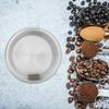 Stainless Steel Single Layer Double Doses Filter Basket Coffee Machine Professional Accessory