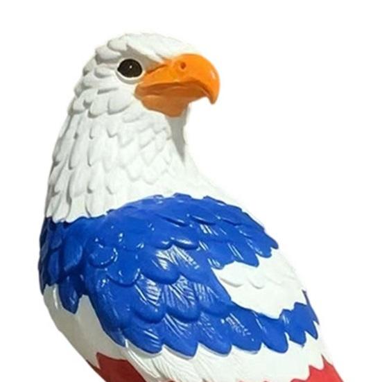 Adler Nachtlicht, Harz Adler Statue Schreibtischlampe mit warmem Schein, Handbemalte Vogel Skulptur für Heimdekoration