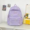 New high-value, fresh and sweet candy-colored bow backpack, lightweight backpack for junior high school students