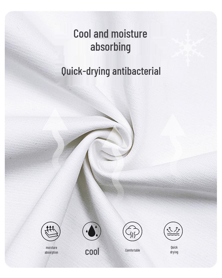 230g Kids' Cool-Feel UV-Protective Quick-Dry Moisture-Wicking Round Neck Tee