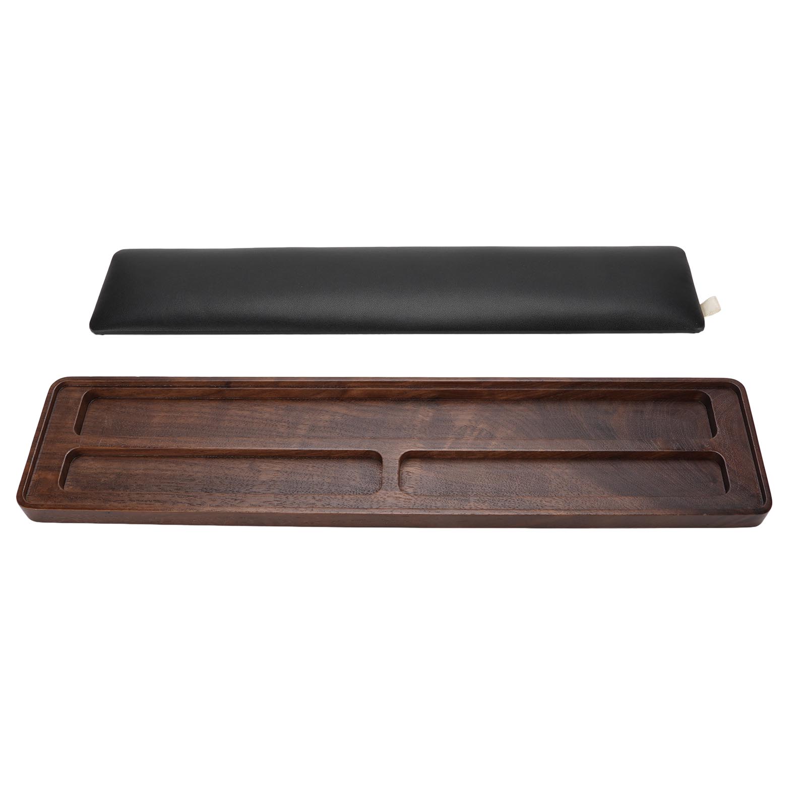 Toetsenbord Polssteun met Antislip Rubberen Basis Ergonomische Houten Polssteun Pad voor Gemakkelijk Typen voor Gaming Werk