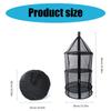 Outdoor Circulars Net with Mesh Drying Net Folding Outside 4 Layer Hanging Clothes Dryer Drying Net Outdoor Drying Mesh