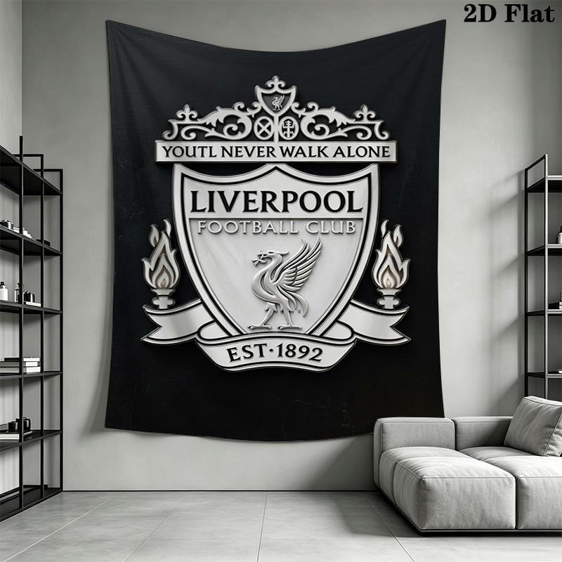 Never Alone Liverpool Fc Crest Threepiece Set 1 Duvet Cover 2 Pillowcase Without Core Christmas Birthday Gift Bedding Set