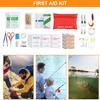 Grenzüberschreitendes Wildnis-Überleben Erste Hilfe & Notfall-Werkzeugsatz für Camping