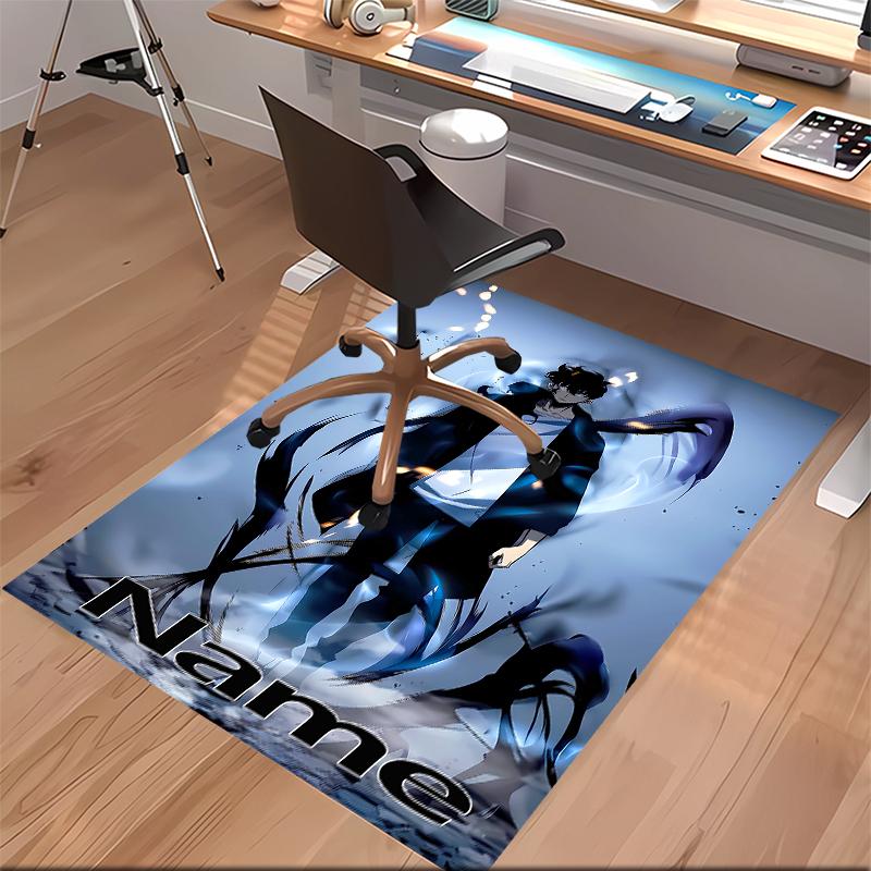 Custom personalization Solo Leveling Print Area Rug - Soft, Washable Non-Slip Indoor Mat,Living Room,Home&Office Decorative Rug