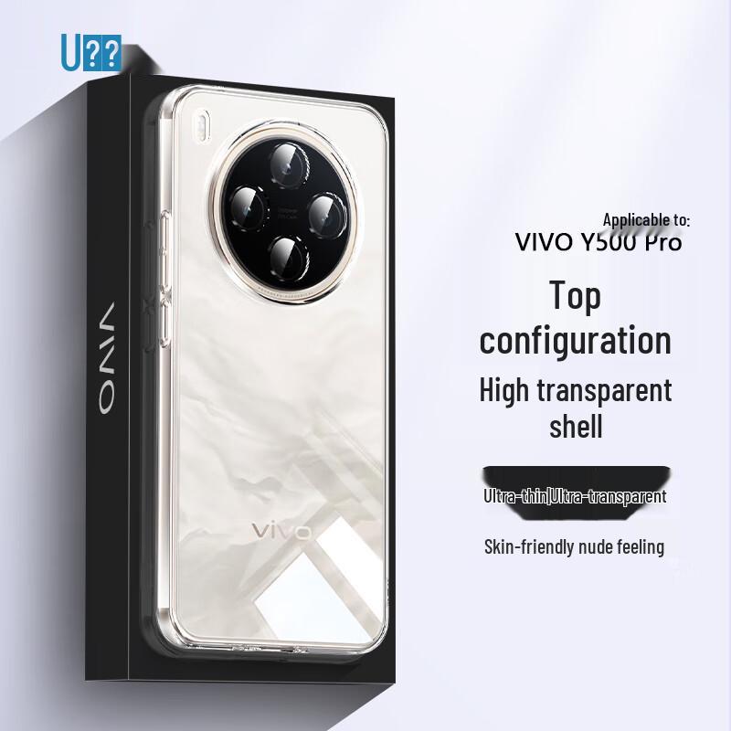 

TPU Transparent Full-Coverage Phone Case for Vivo Y500 Pro