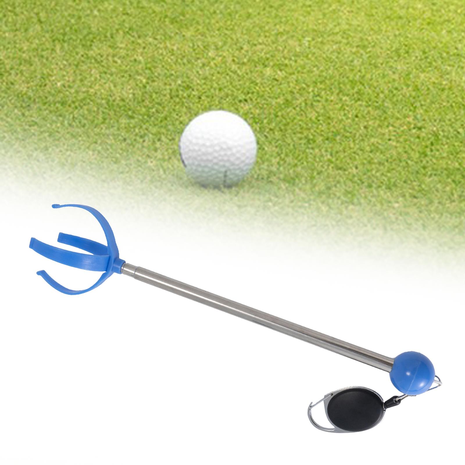 

Golf Ball Retriever Telescopic, Park Ball Retriever Tool, Park Golf Grabber Tool, Golf Accessories Golf Gift for Men синий