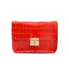 Fashion and elegance single shoulder women's bag bag versatile crocodile pattern crossbody makeup small square bag