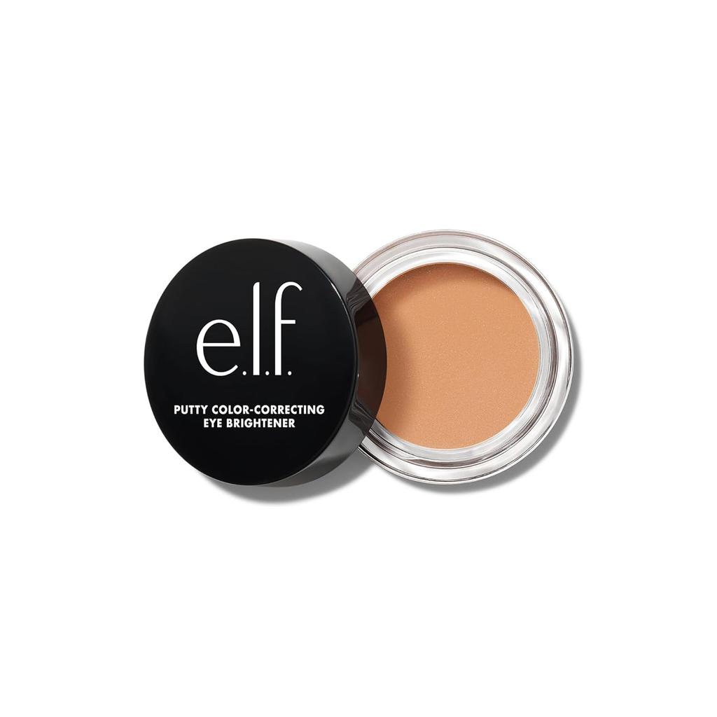 E.l.f. Putty Color-Correcting Eye Brightener, Natural Under-Eye Brightener & Primer Cream Reduces Appearance Of Dark Circles, Vegan & Cruelty-Free,