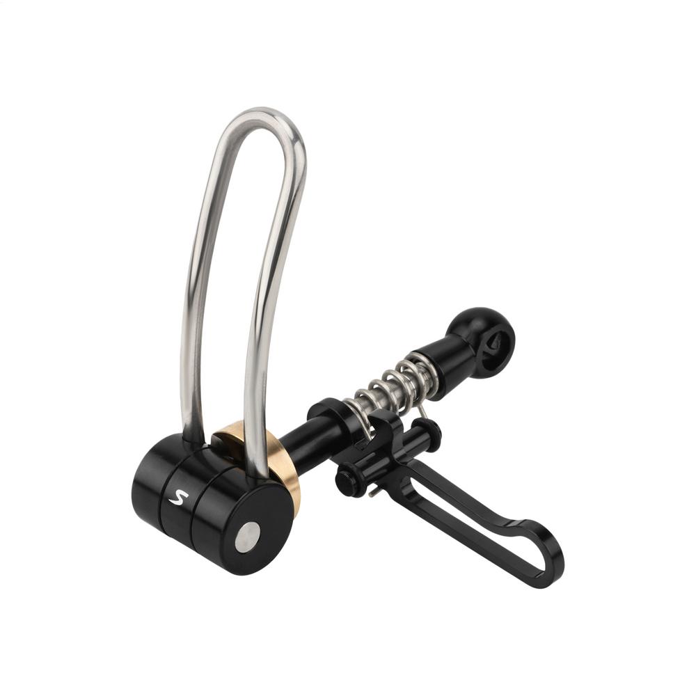 

Bike Seatpost Clamp Quick Release Folding Bike Replacement Seat Tube Clip High Stability Riding Supplies Scooter Replacement чорний