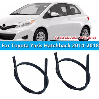 755520D082 755510D132 L+R For Toyota Yaris Hatchback 2014-2018 Car Side Roof Drip Moulding Trim Rubber Styling Seal Strips 157cm