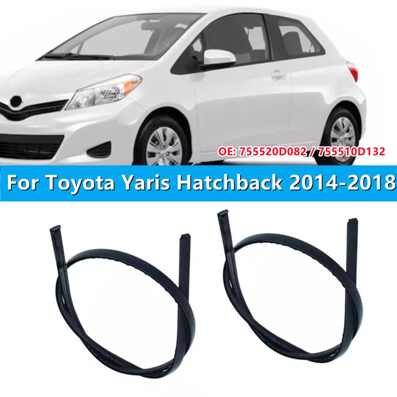 

755520D082 755510D132 L+R For Toyota Yaris Hatchback 2014-2018 Car Side Roof Drip Moulding Trim Rubber Styling Seal Strips 157cm