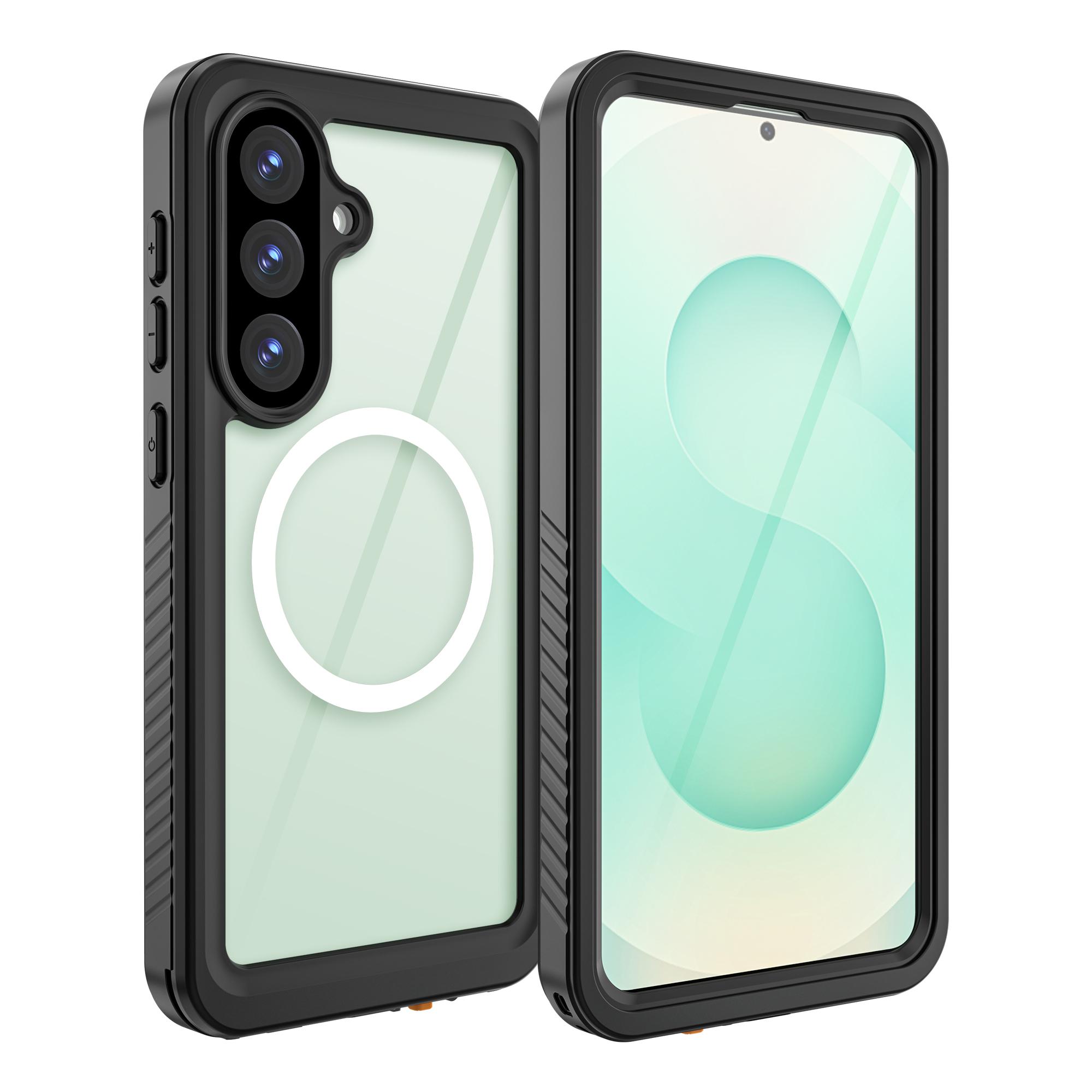 REDPEPPER FS Series For Samsung Galaxy S26+ IPX8 Waterproof Case PC TPU PET Clear Magnetic Phone Cover