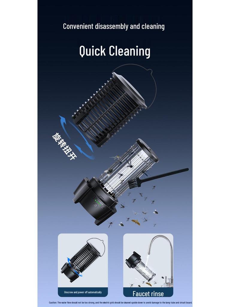 Portable Camping & Home SOS Mosquito Killer Light with Charging Function