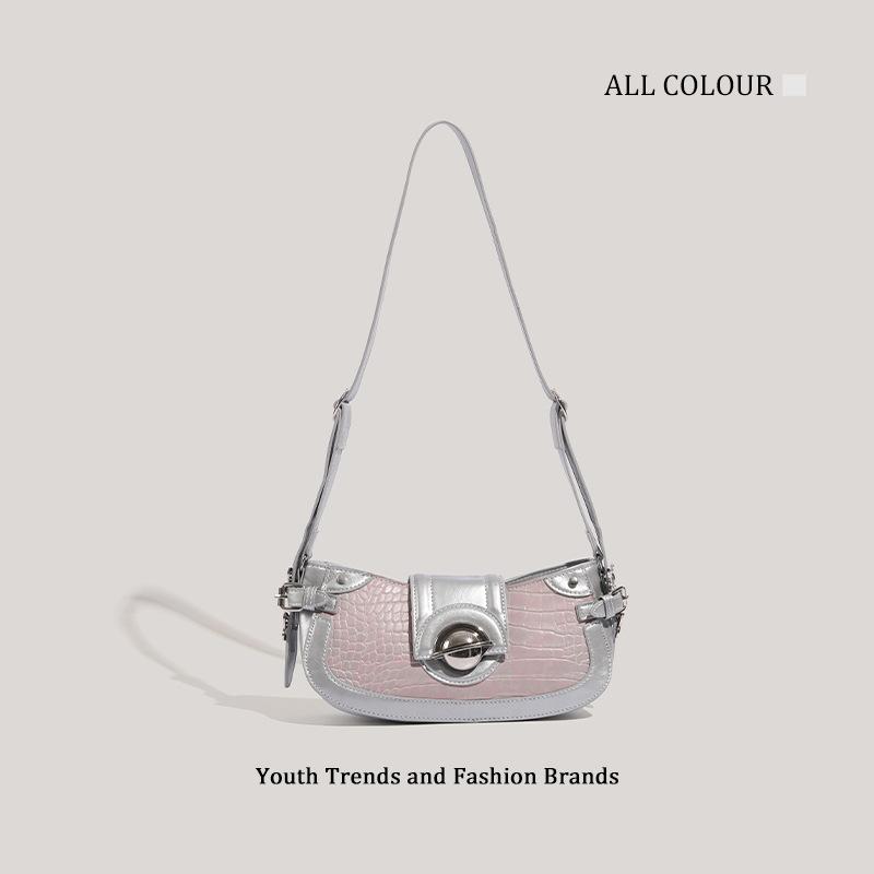 Premium texture crossbody niche butterfly design shoulder bag fashionable versatile portable handbag