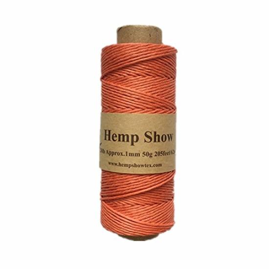 

Пеньковый шпагат 1мм 50г 62м рулон [HEMP SHOW] (Конопля100%) (оранжевый) [Элемент] оранжевый