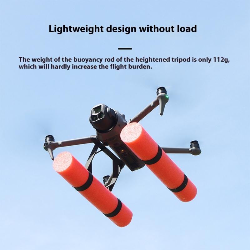 Heightening Landing Gear for 4 Drones With 105mm Elevations Water Floatation Kit AntiWear Protections Frame