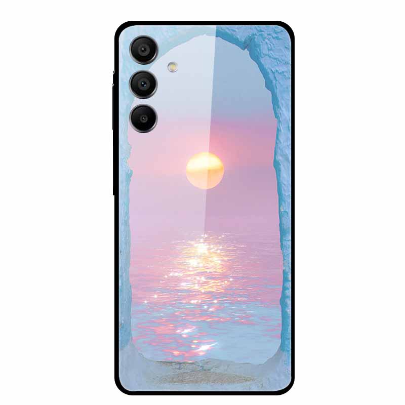 For Samsung A16 5G Case Back Hard New Cover for Samsung Galaxy A 16 SM-A166B Tempered Glass Case Funda Cool Designed Girls Capa