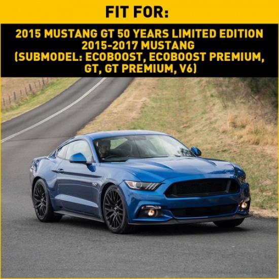 Stoßfänger vorne Halterung Seitenabdeckung Set für 2 2015-2017 Ford Mustang