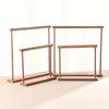 1pc Jewelry Display Stand with Sturdy Wooden Base - Organizer for Necklace, Earrings, Bracelets - Elegant Beams - Perfect for Home