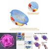 Source European Standard Silicone Six-piece Set Fresh-keeping Cover Stretch Bowl Cover Refrigerator Microwave Seal Fresh-keeping Film