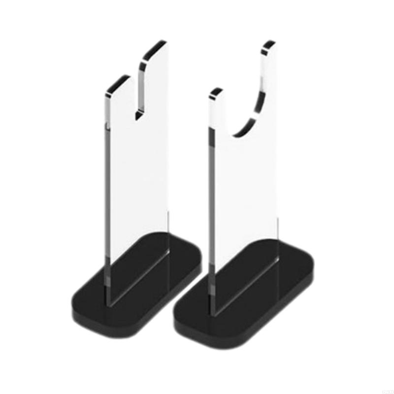 

62KD Acrylic Cutlery Stand Cutlery Display Shelf Rack Pair for Store Cutlery Presentation чёрный