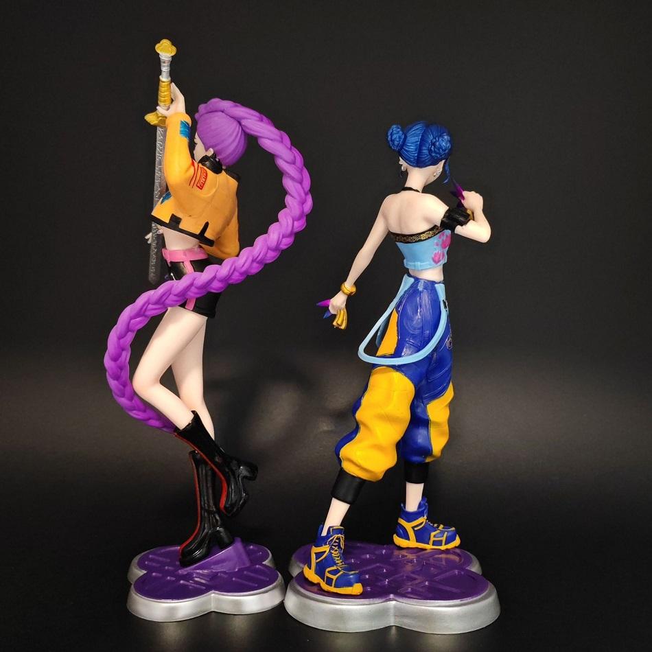 22cm/8.66inch KPop Demon Hunter Rumi Zoey Action Figure Anime Periphery CollectionPVC Toys Desktop Car Ornaments Model Gifts