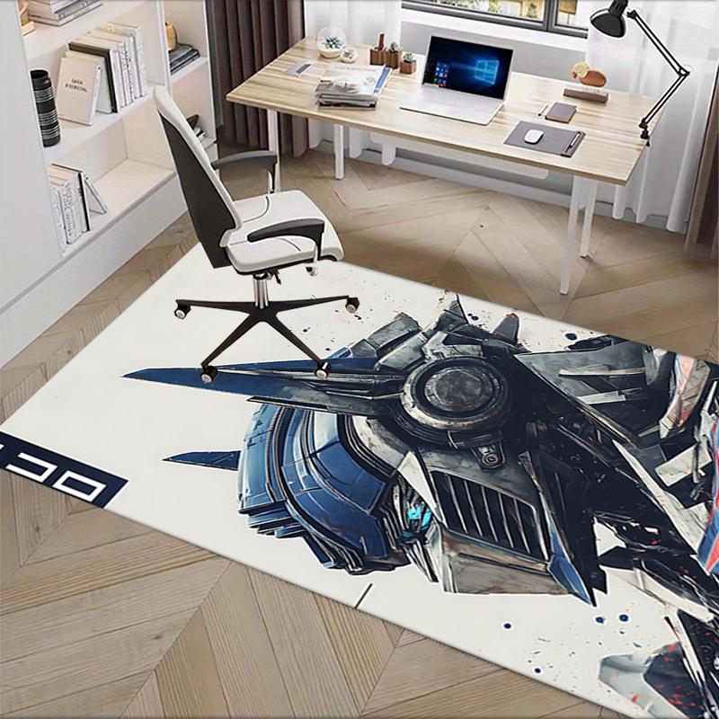 Transformers Office Chair Mat Home Decor, Sofa Carpet, Office Rug Gift for Transformers Fans Suitable for Bedroom, Living Room