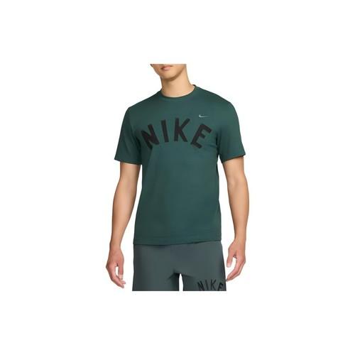 Nike Classic Sweat-Wicking Comfortable Short Sleeve T-Shirt for Men in Green