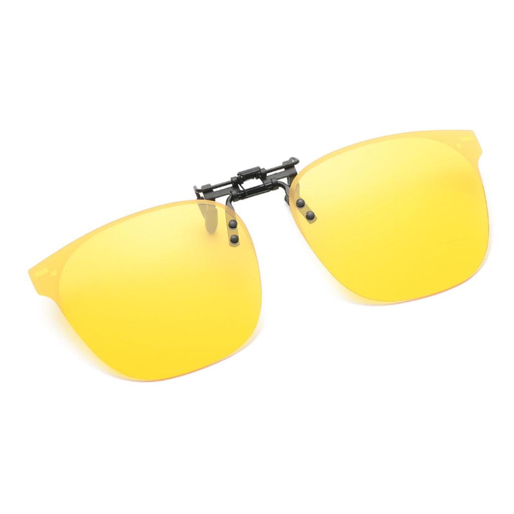 Clip On Sunglasses Rimless Clips Onto Nearsighted Glasses for Sports and Outdoor Activities