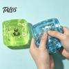 Anxiety Relief Ice Cube Toy Christmas Squeeze Toy, Stress Sensory for Halloween, Soft Clear Pinch