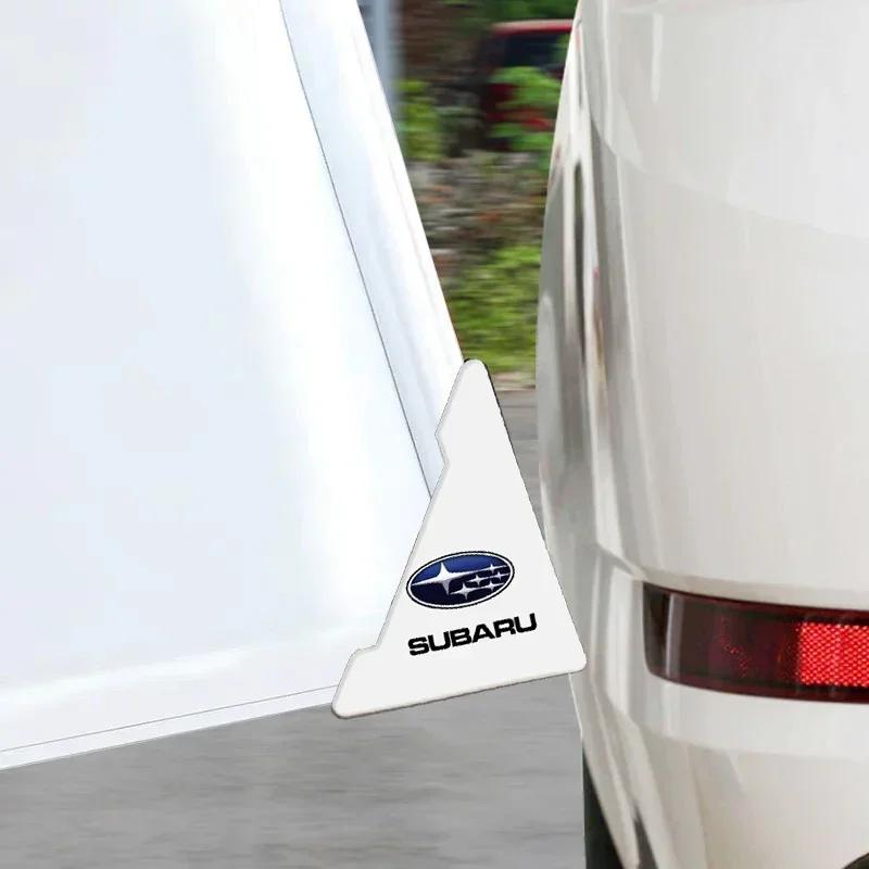 2pcs Car Door Corner Silicone Anti-Scratch Anti-bump Protection Stickers for Subaru Legacy Forester BRZ Impreza Levorg WRX STI