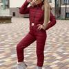Women Fashion Casual Thick Hot Snowboard Skisuit Outdoor Sports Zipper Ski Suit