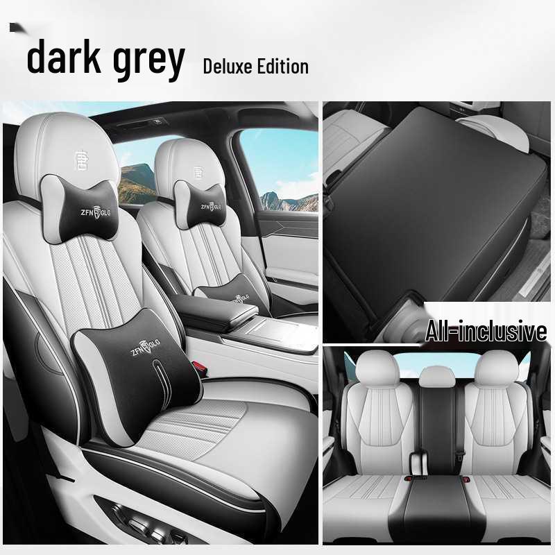 BYD Tang L Full Coverage DMI/EV Seat Covers - Breathable Perforated Cushions for All Seasons