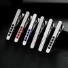 6Styles Funny Red Black Blue Pink Clear Crystal Paved Mens Tie Clip Classic Formal Party Anniversary Jewelry Accessories