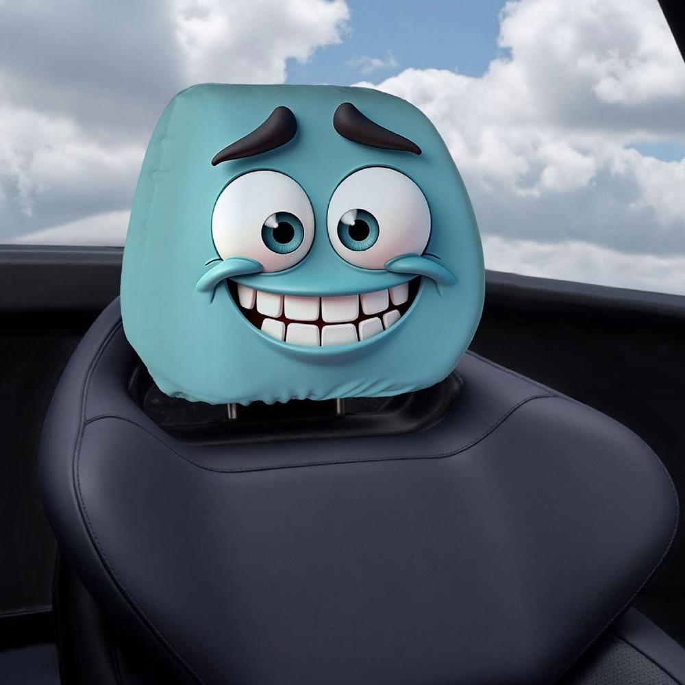 Elastic Car Seat Cover Universal Car Seat Headrest Interesting Car Headrest Cover  Halloween