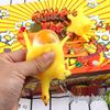 Cartoon Squeezing Egg-Laying Hen Keychain - Fun Stress Relief and Prank Toy