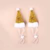 Pet Mini Plush Christmas Hat Cute Felt Ball Bowknot Bell Santa Hat Cats Dogs Xmas New Year Party Caps Pet Navidad Costume Decor