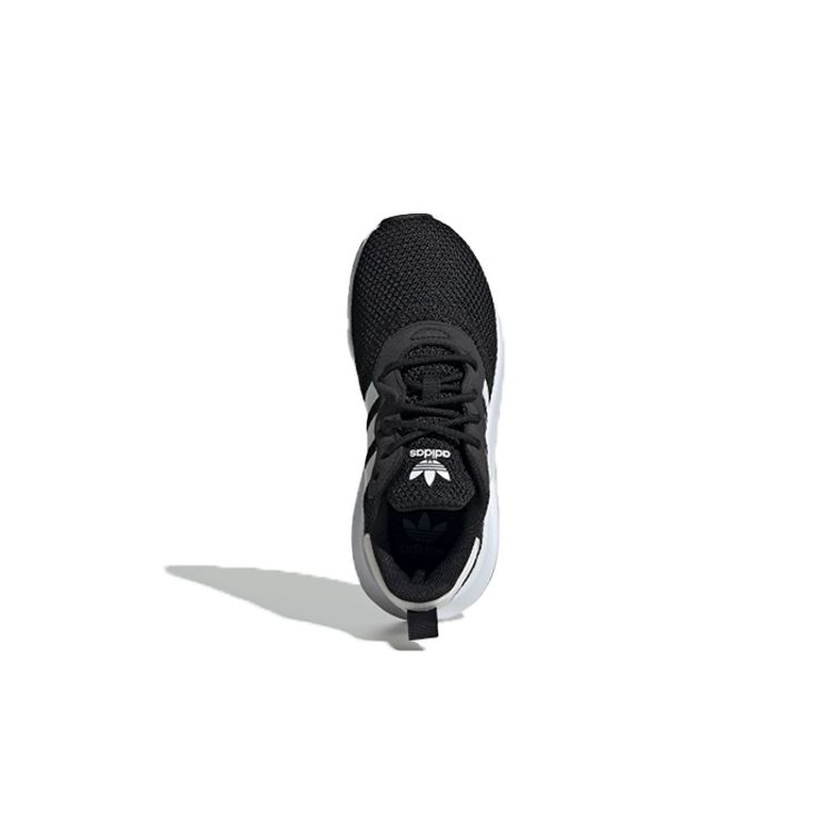 Adidas Originals X_PLR Fabric Non-Slip Breathable Low-Top Sports Casual Shoes Kids Sneakers Black White EF6091